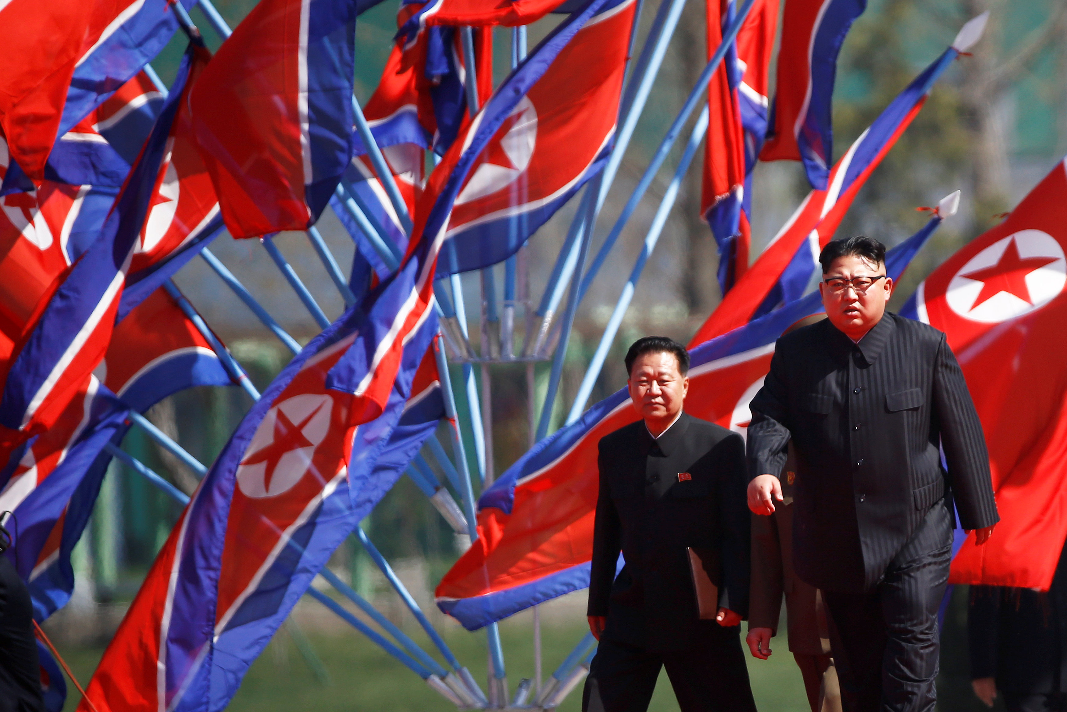 وصول زعيم كوريا الشمالية كيم جونج أون