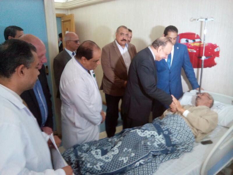 زيارة محافظ القاهرة لمستشفى معهد ناصر