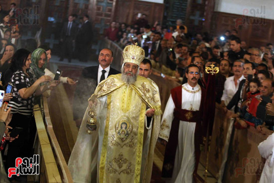 البابا تواضروس (1قداس عيد القيامة بالكاتدرائية المرقسية  (6)