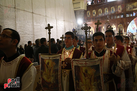 قداس عيد القيامة بالكاتدرائية المرقسية  (2)