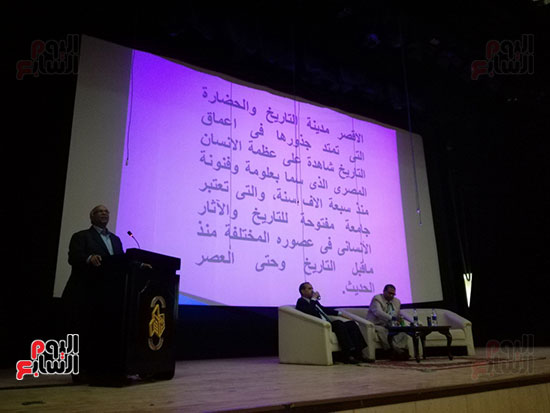  الدكتور جمال عبد الرحيم يسرد تاريخ الزراعة والتجارة فى الأقصر