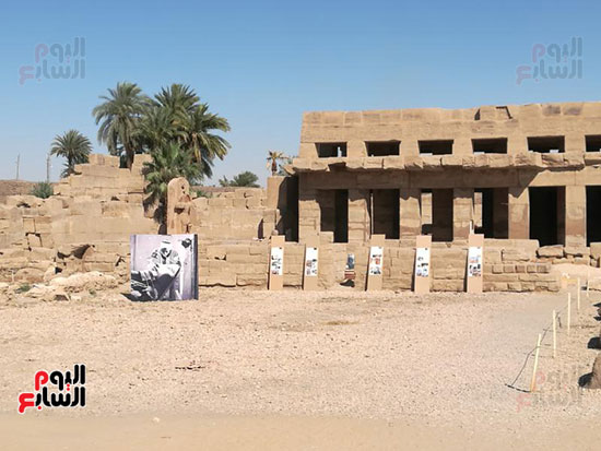  المركز الفرنسي المصري مسئول عن الترميمات بمعابد أمون رع بالأقصر