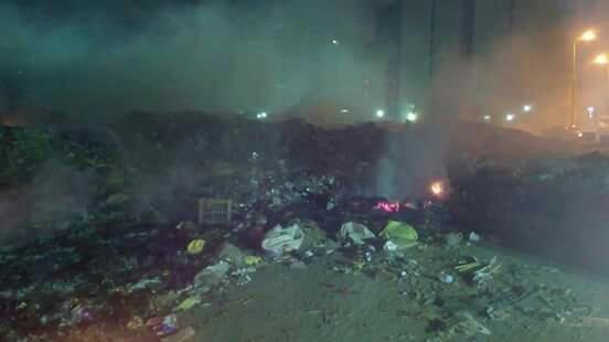 انتشار القمامة يؤدى لانتشار الحرائق