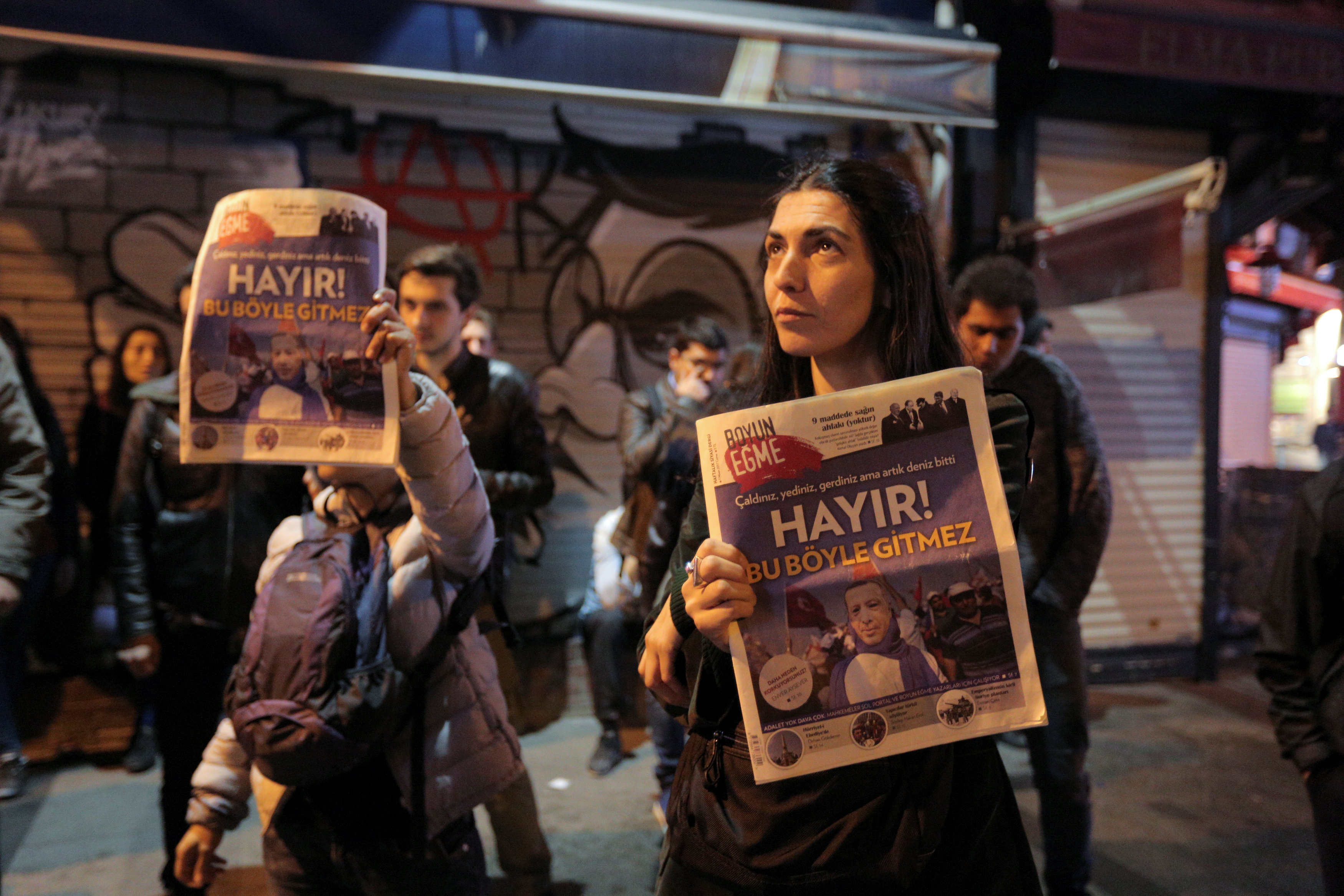 احتجاجات فى تركيا ضد اردوغان