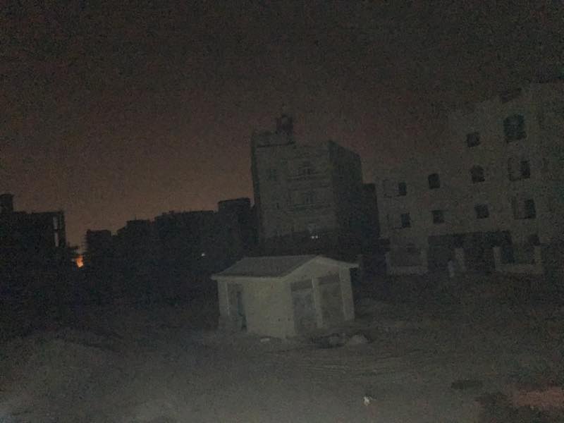 الظلام  فى شارع جمال عبد الناصر بالقاهرة الجديدة (1)