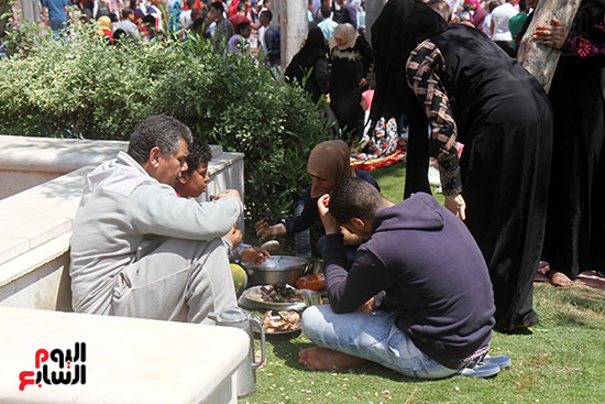 حديقة الازهر احتفالات شم النسيم (21)