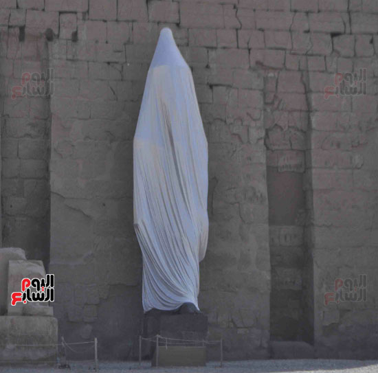 فريق ترميم أثرى مصرى أعاد تمثال رمسيس الثانى للحياة من جديد