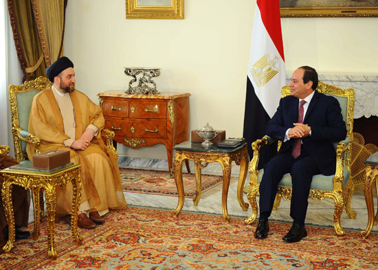 السيسى ورئيس اتحاد التحالف العراقى (3)
