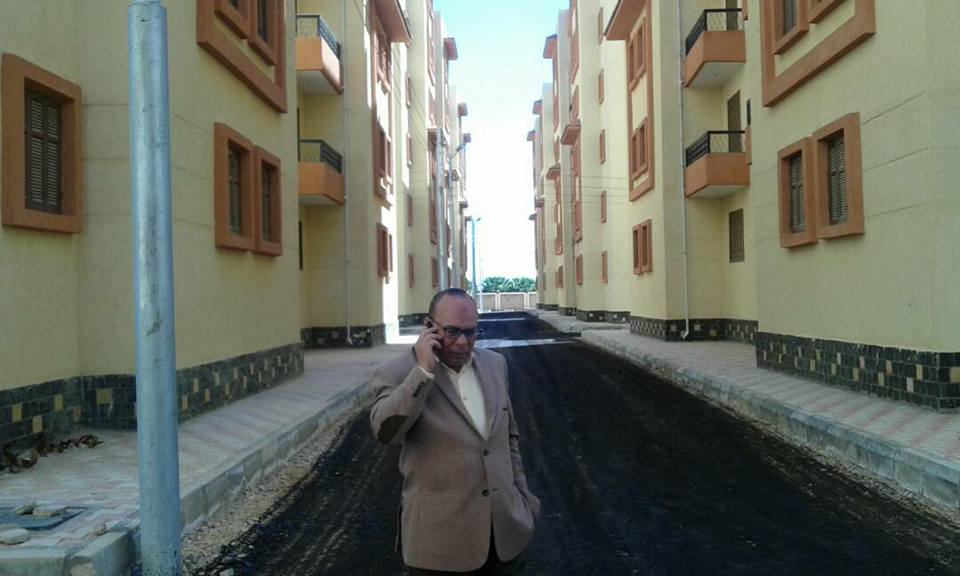  رئيس مدينة فوه  بكفر الشيخ يتفقد مساكن الرميلي