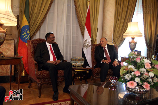 سامح شكرى ووزير خارجية اثيوبيا (5)