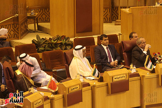  ممثلو الدول العربية خلال حفل تكريم رئيس وزراء البحرين