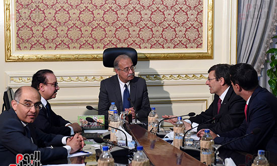 رئيس الوزراء يلتقى الرئيس التنفيذى لمجموعة فودافون العالمية (1)