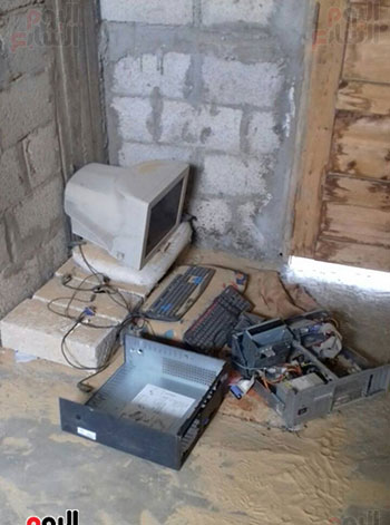 جانب من مضبوطات العناصر الإرهابية بشمال سيناء