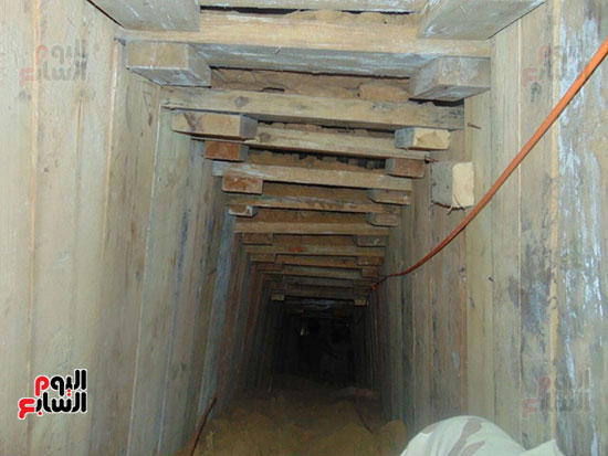 جسم نفق رئيسى فى شمال سيناء