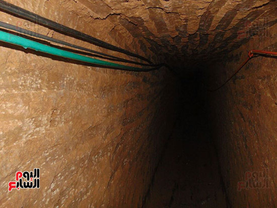 نفق تم ضبطه بشمال سيناء