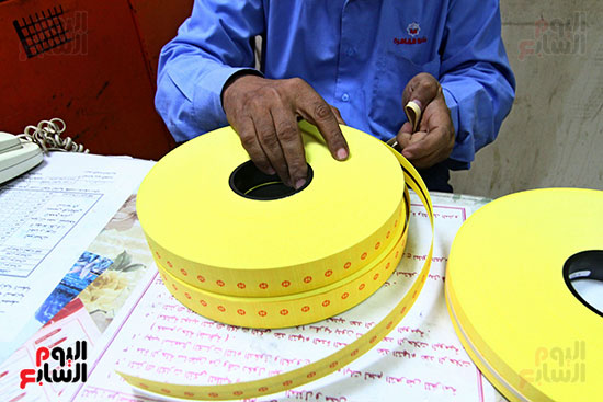 خلال تجهيز "رول" التذاكر