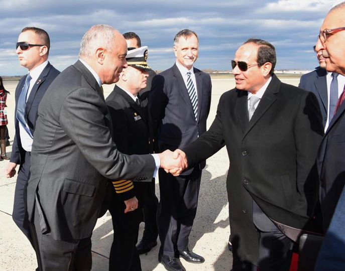 مراسم وصول الرئيس للولايات المتحدة (1)