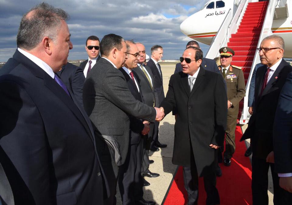 مراسم وصول الرئيس للولايات المتحدة (3)