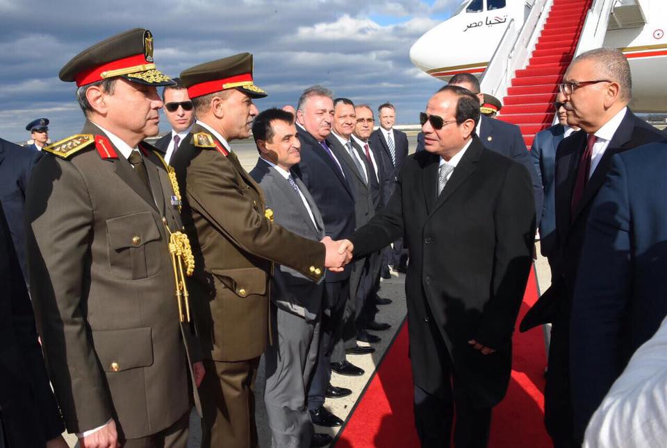 مراسم وصول الرئيس للولايات المتحدة (7)