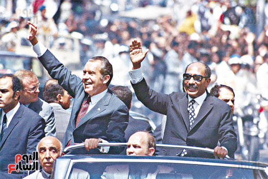 نيكسون-اول-رئيس-امريكى-يزور-القاهرة