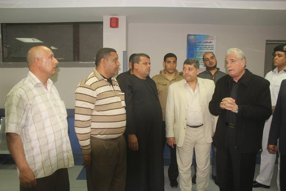 جانب من زيارة محافظ جنوب سيناء للمصابين