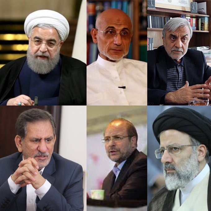 مرشحو انتخابات إيران الستة