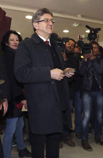 مرشح الرئاسة الفرنسية جان لوك ميلانشون