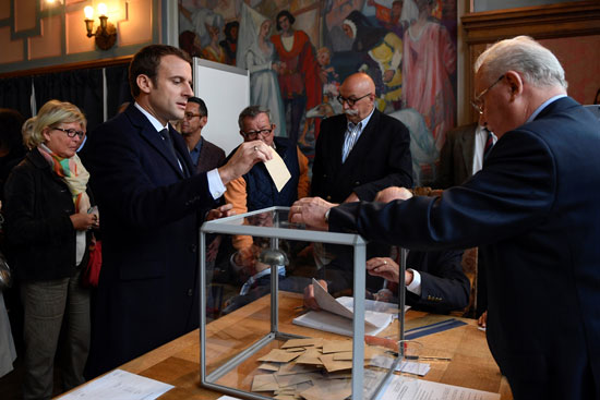 ايمانويل ماكرون مرشح الرئاسة الفرنسية