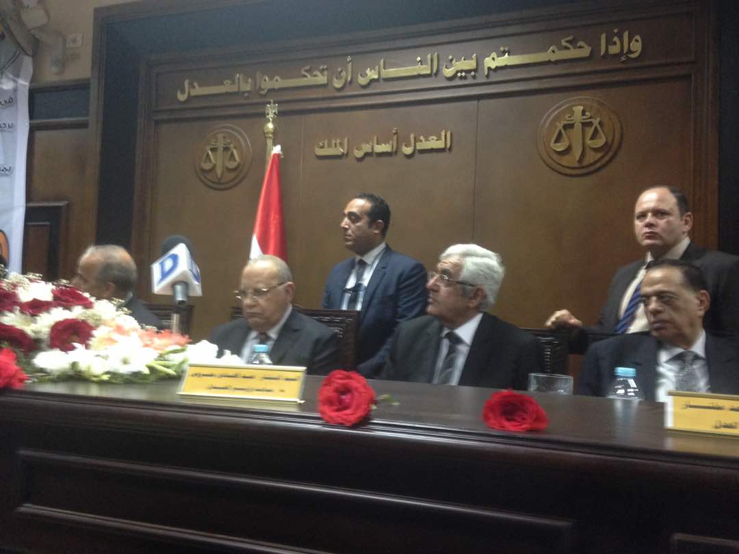 وزير العدل ومحافظ القليوبية يفتتحان مجمع المحاكم بمدينة بنها (2)
