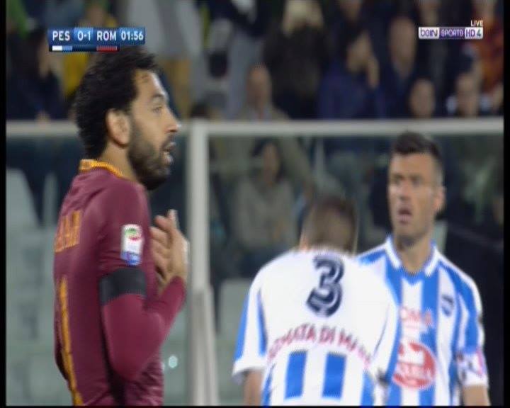 محمد صلاح بعد إلغاء الهدف