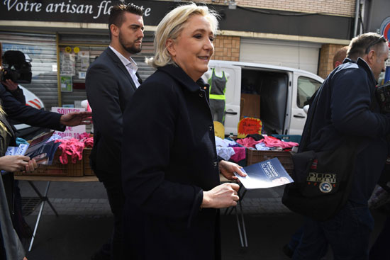 جولة انتخابية مبكرة لمرشحة اليمين المتطرف لرئاسة فرنسا