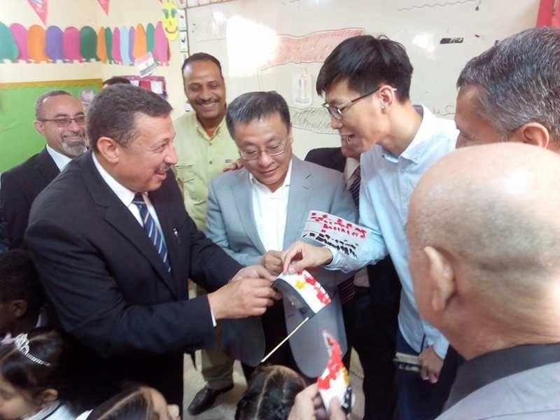 وفد صينى بمدارس الإسكندرية 1 وفد صينى بمدارس الإسكندرية 1