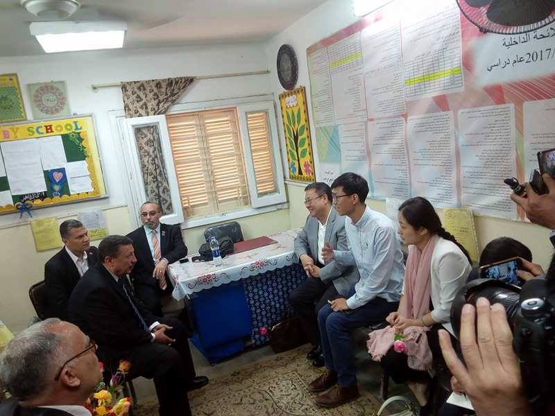 وفد صينى بمدارس الإسكندرية 2 وفد صينى بمدارس الإسكندرية 2