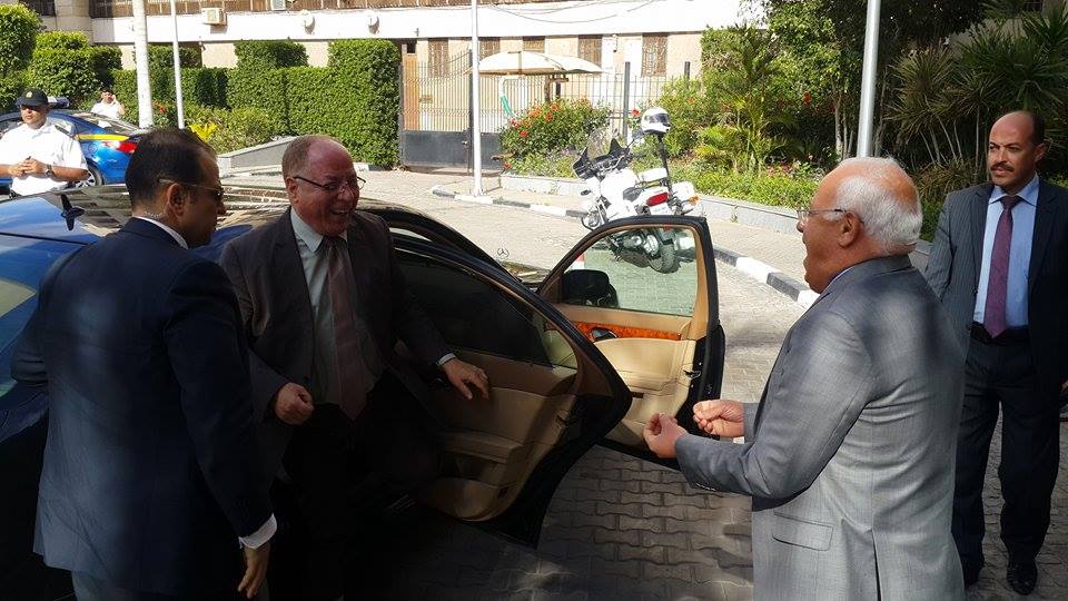 محافظ بورسعيد يستقبل وزير الثقافة