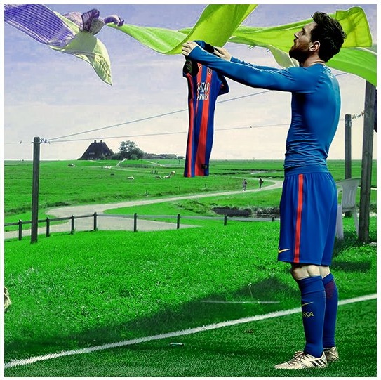 السخرية من احتفال ميسى بهدفه القاتل (1)