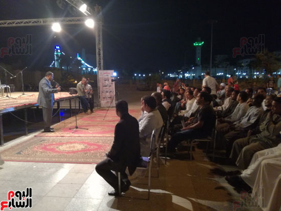 فعاليات مؤتمر التصويت ودعم حسن عامر بمسابقة أمير الشعراء