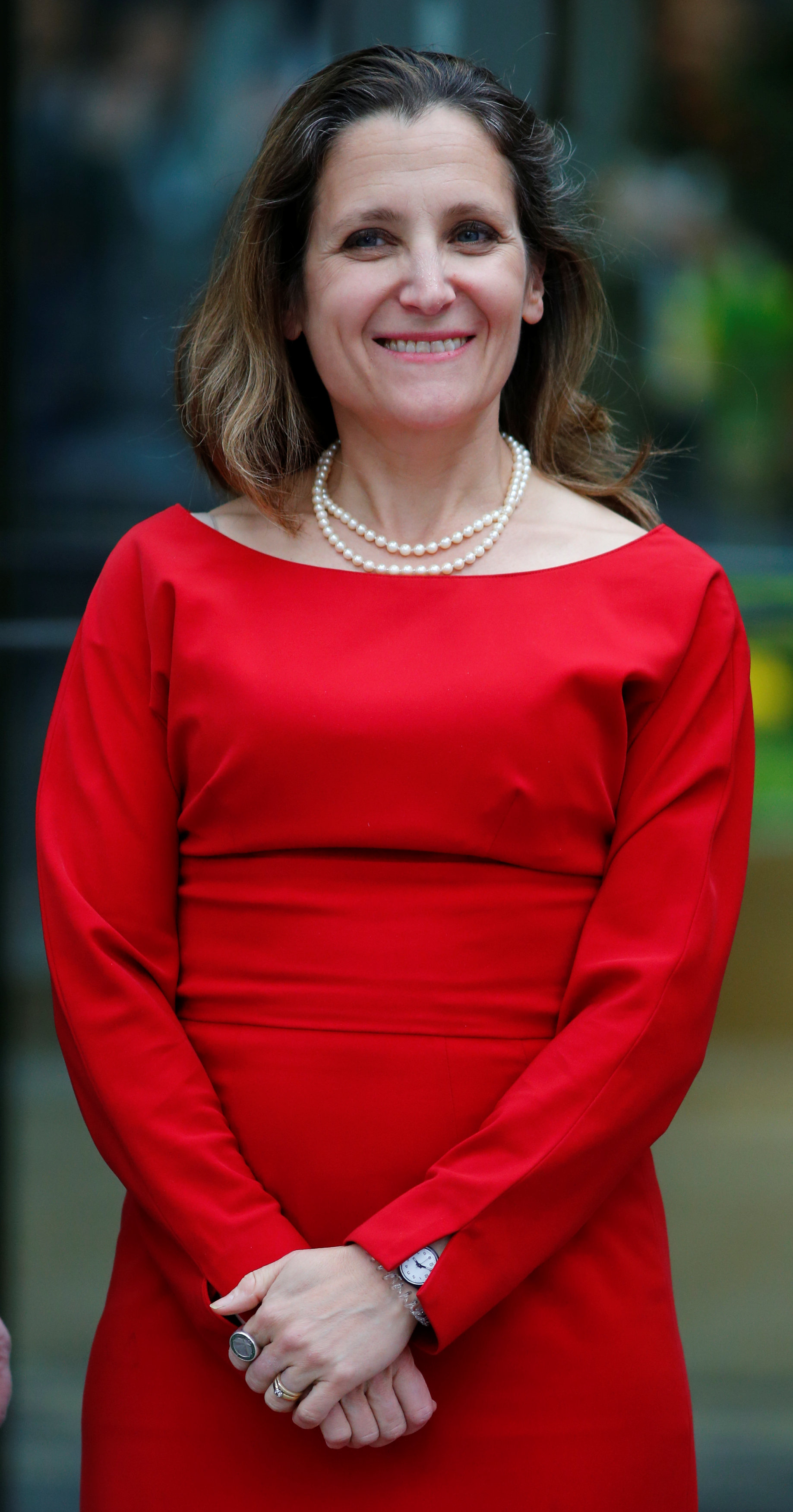 وزيرة الخارجية الكندية كريستيا فريلاند
