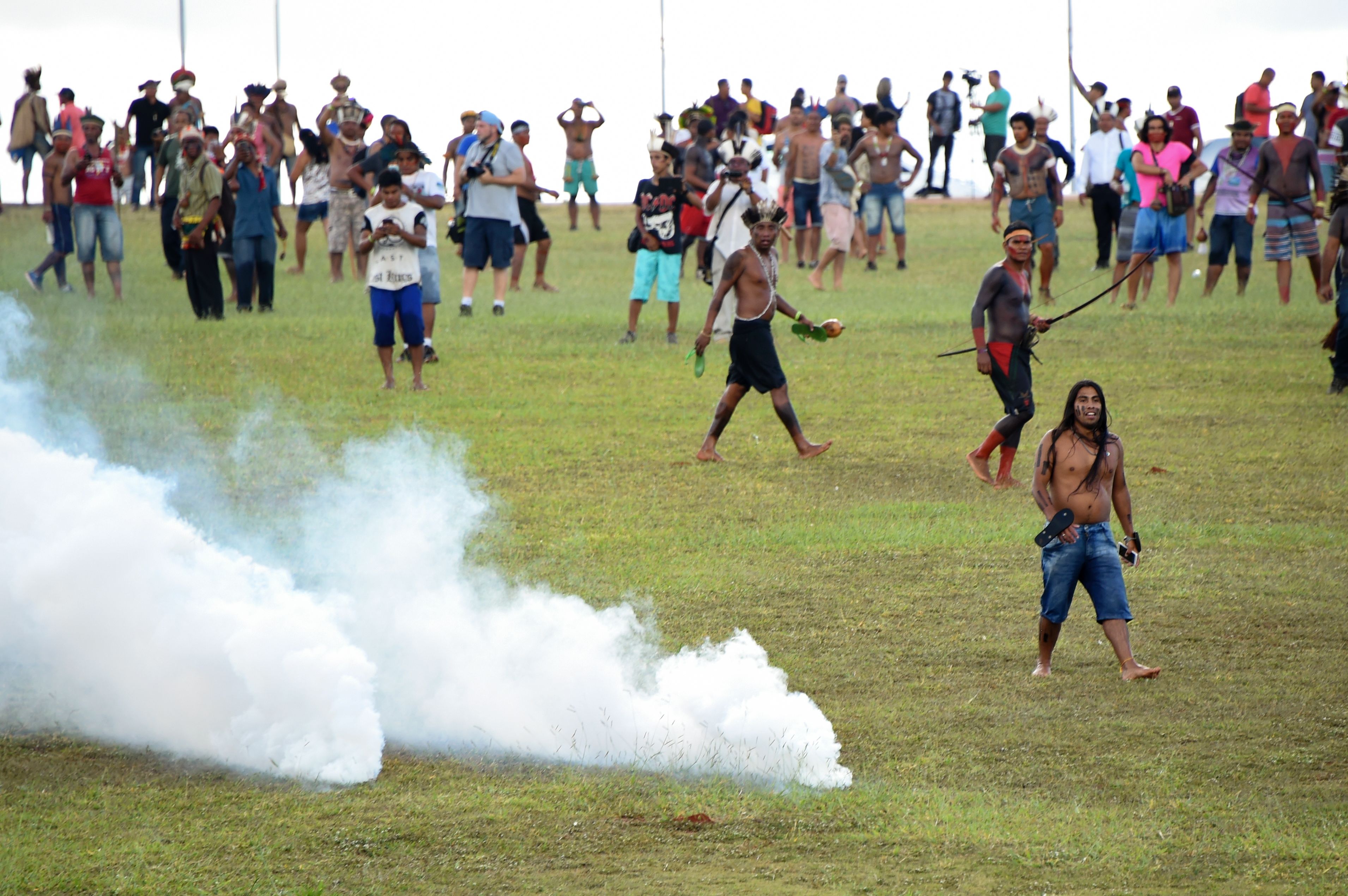 مظاهرات السكان الأصليين في البرازيل