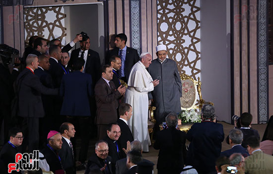 مؤتمر السلام العالمى البابا الفاتيكان احمد الطيب (15)