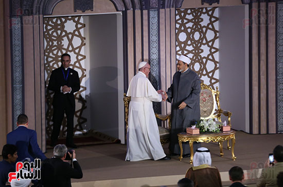 مؤتمر السلام العالمى البابا الفاتيكان احمد الطيب (17)