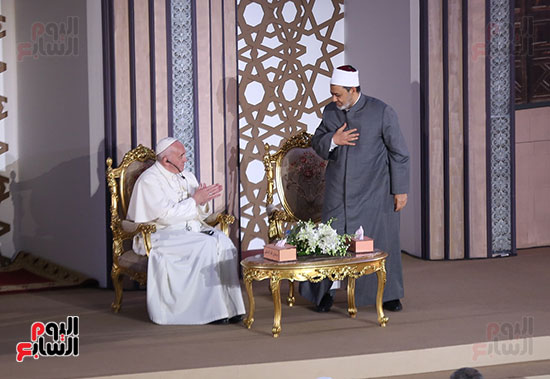 مؤتمر السلام العالمى البابا الفاتيكان احمد الطيب (8)
