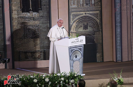 مؤتمر السلام العالمى البابا الفاتيكان احمد الطيب (2)