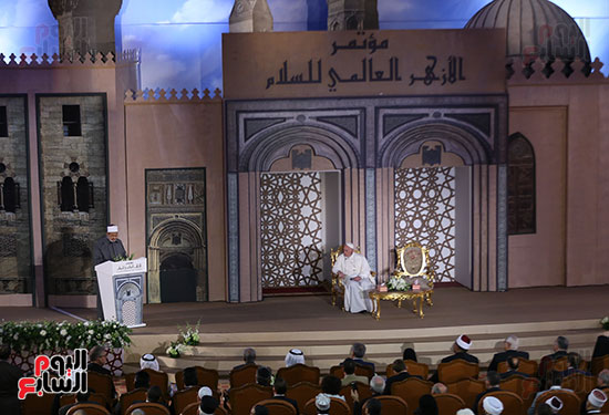 مؤتمر السلام العالمى البابا الفاتيكان احمد الطيب (12)