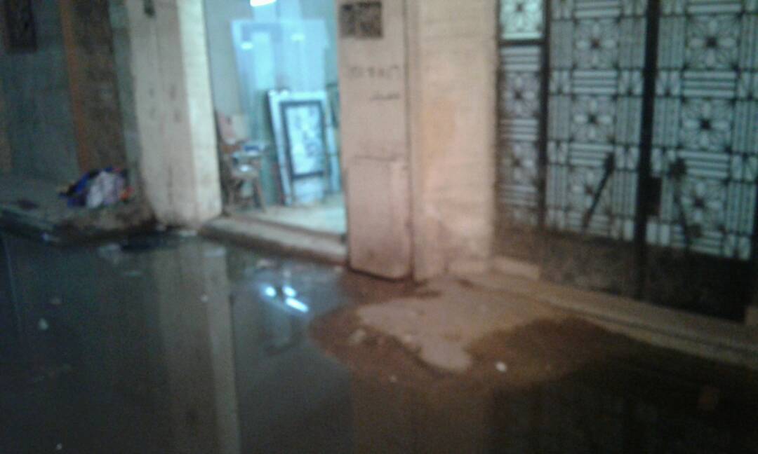 مياه الصرف تغرق شوارع عزبة المفتى (3)