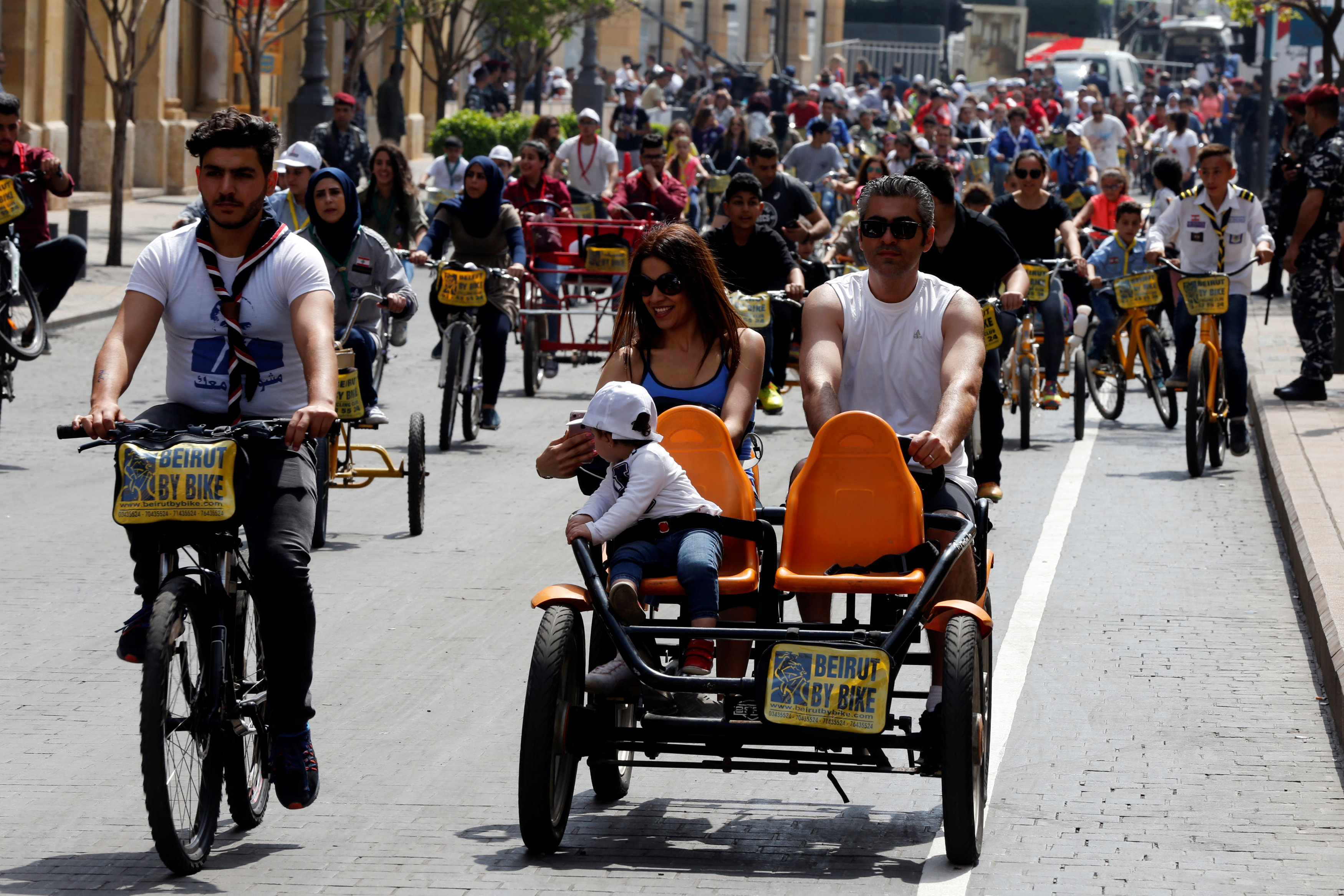 ماراثون لإطلاق نظام مشاركة الدراجة فى لبنان