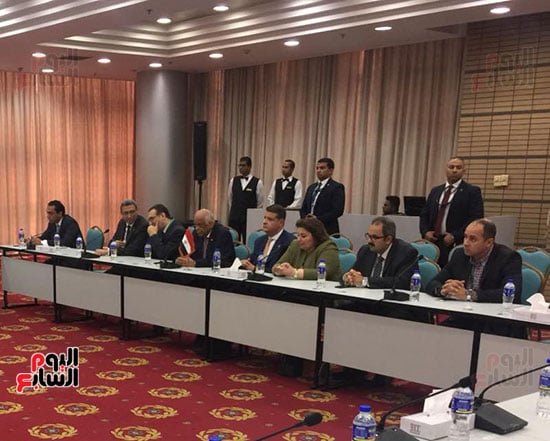 على عبد العال يترأس لقاء الوفد البرلمانى العراقي