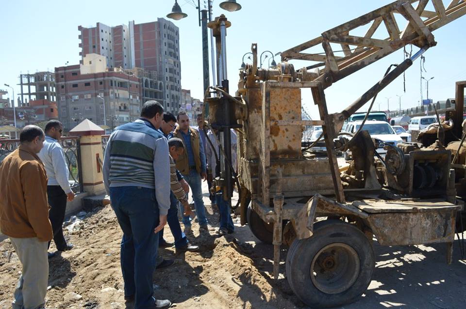   عمل مجسات لكوبري القنطرة الجديد