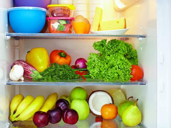 حفظ الفواكه والخضروات فى الثلاجة