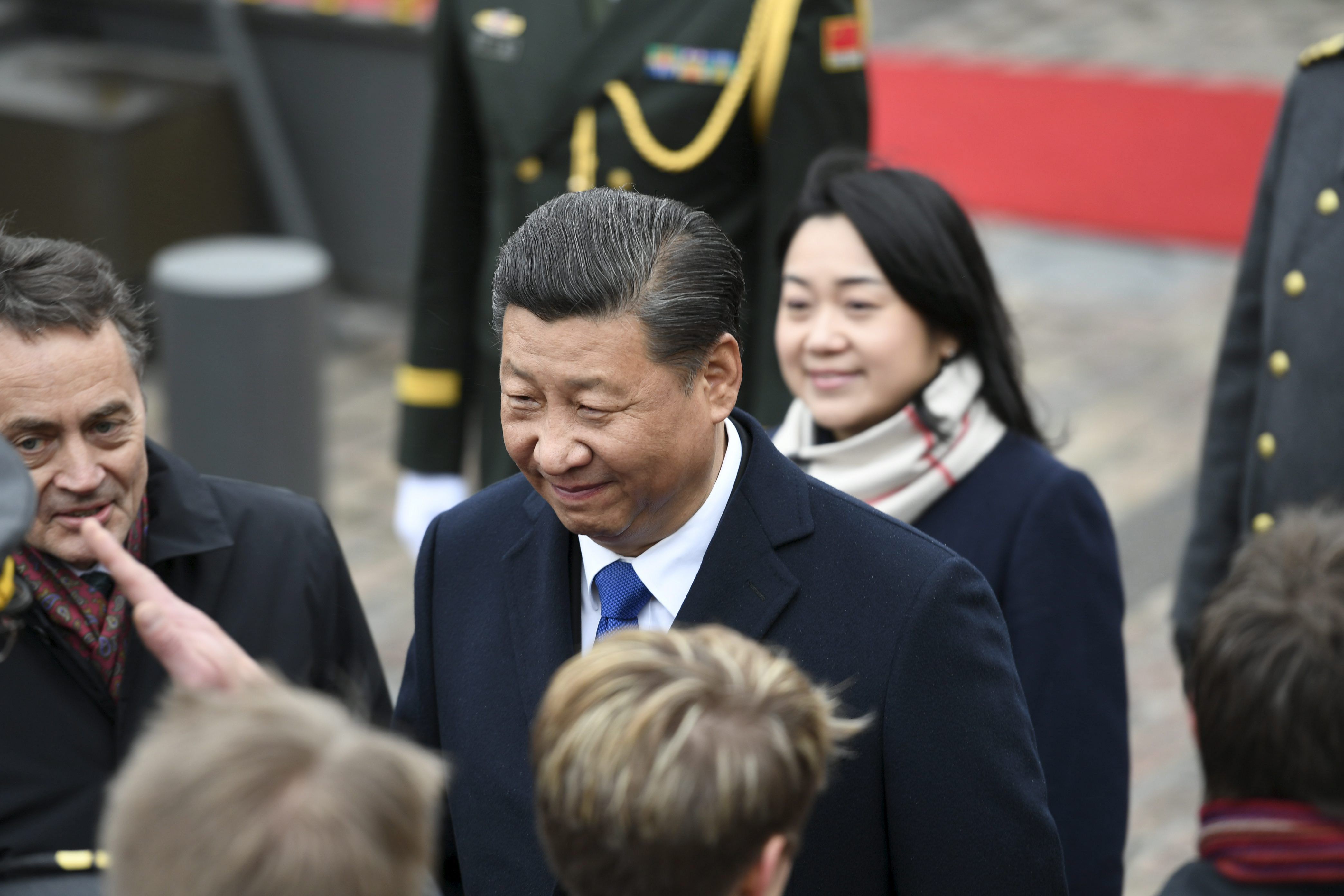 8ـ استقبال الرئيس الصينى فى القصر الرئاسى بفنلندا