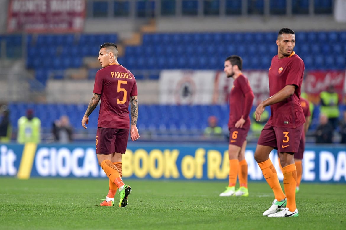 18روما يودع كأس إيطاليا رغم الفوز على لاتسيو فى الإياب